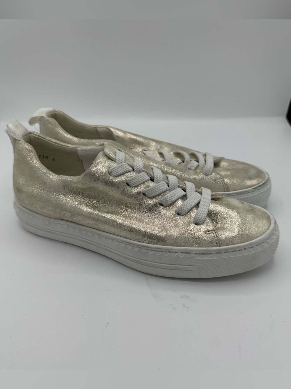 Paul Green Ajay Women's Sports Shoes sneaker gold mineral size UK 4.5 US 7 NEW